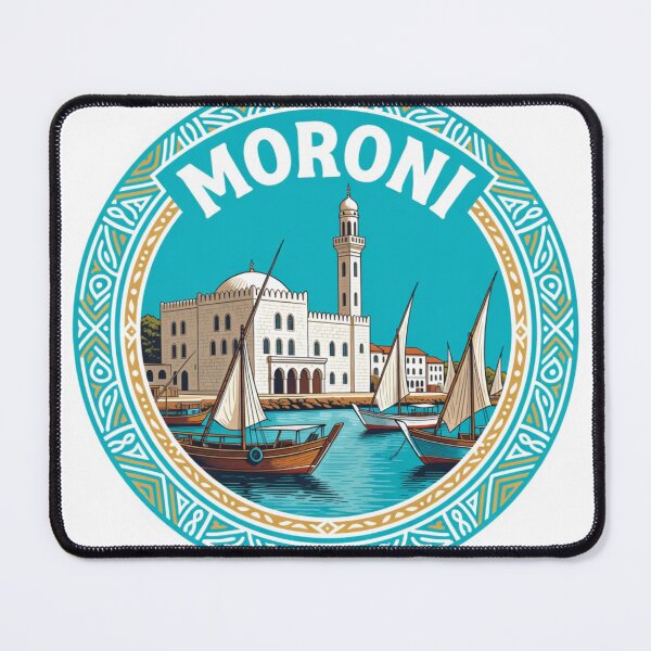 Item preview, Moroni Mosque Comoros Sticker designed and sold by Imaginarium of Chaos falcon88 .
