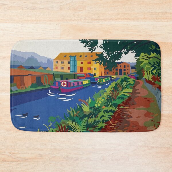 Item preview, Sowerby Bridge Canal Basin – Matisse Style designed and sold by ArtworkNorth.