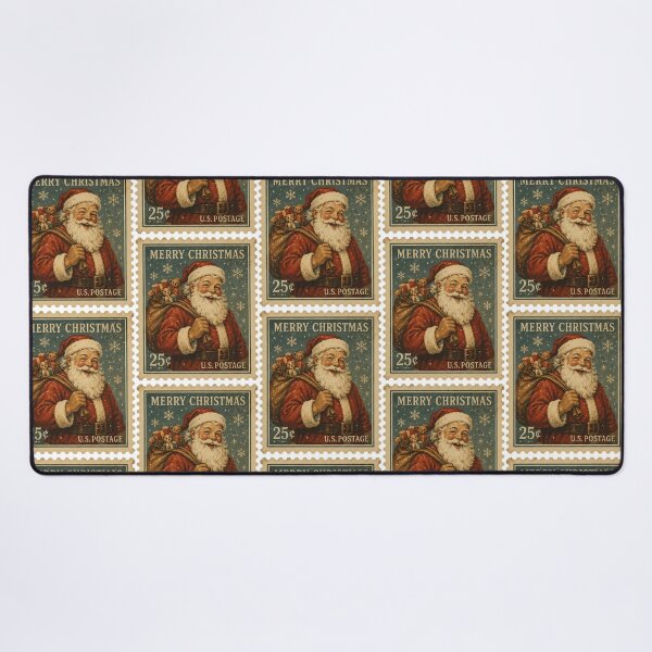 Item preview, Vintage Santa Claus Christmas Postage Stamp designed and sold by StackItHighf.