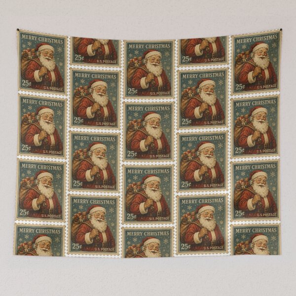 Item preview, Vintage Santa Claus Christmas Postage Stamp designed and sold by StackItHighf.