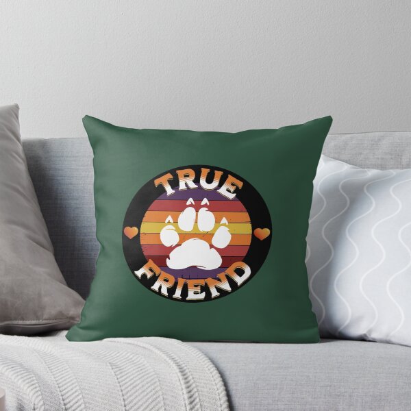 Item preview, True Friend Best Friend I Love Animals Sunset Paw Print Design designed and sold by OldmapsZZ.