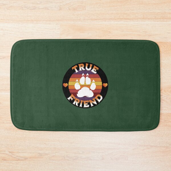 Item preview, True Friend Best Friend I Love Animals Sunset Paw Print Design designed and sold by OldmapsZZ.