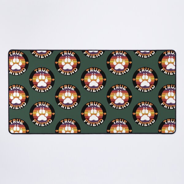 Item preview, True Friend Best Friend I Love Animals Sunset Paw Print Design designed and sold by OldmapsZZ.