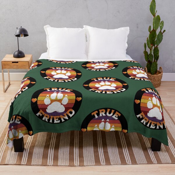 Item preview, True Friend Best Friend I Love Animals Sunset Paw Print Design designed and sold by OldmapsZZ.