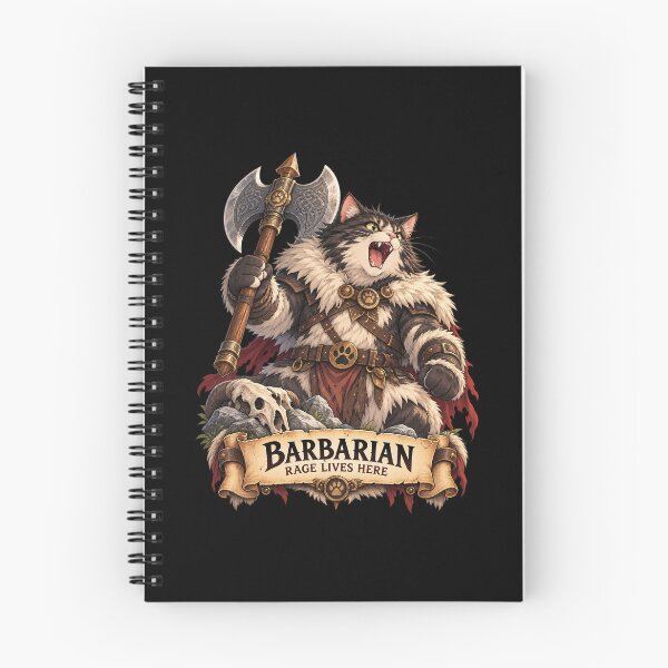 Item preview, Barbarian Cat – Rage Lives Here designed and sold by StudioSand.