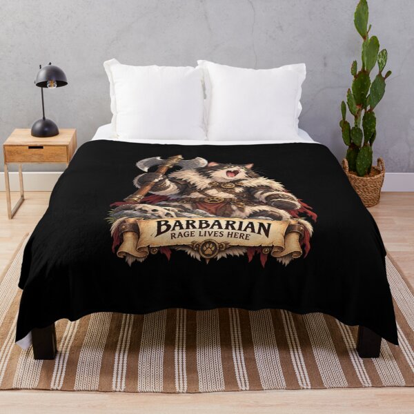 Item preview, Barbarian Cat – Rage Lives Here designed and sold by StudioSand.