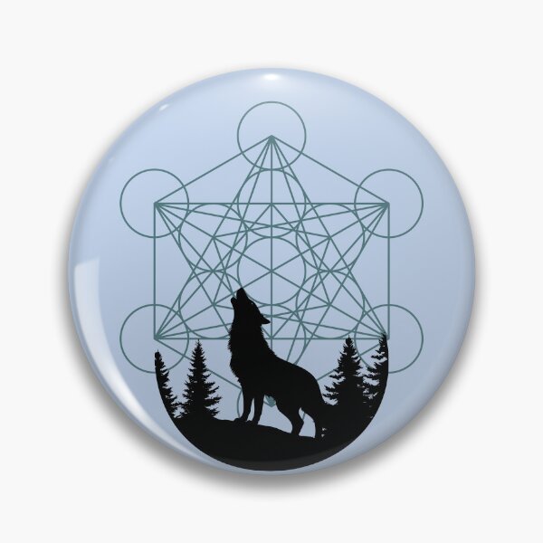 Item preview, Sacred Geometry Howling Wolf Forest designed and sold by VersaStyles.