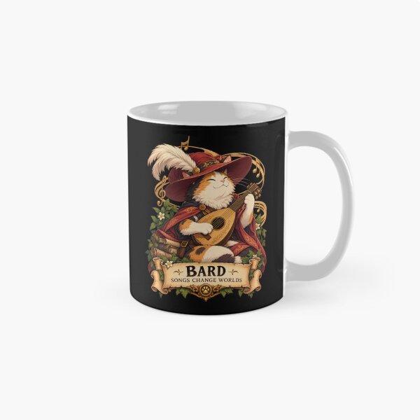 Item preview, Bard Cat – Songs Change Worlds designed and sold by StudioSand.