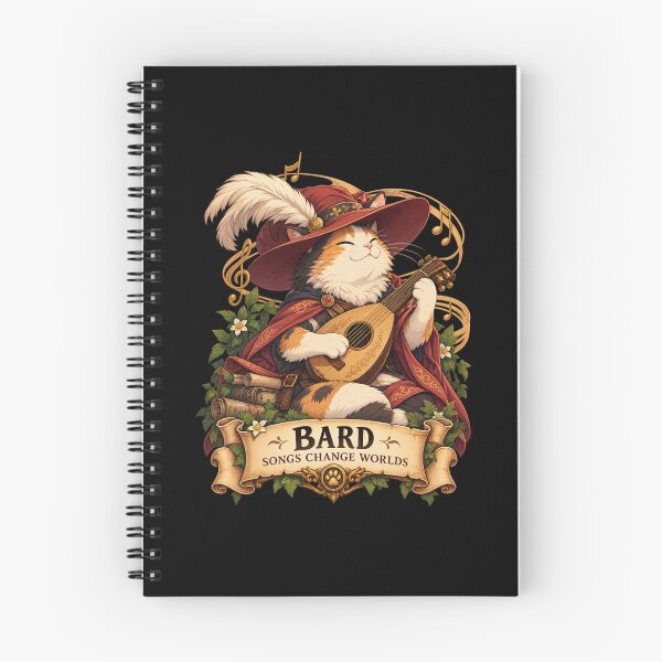 Item preview, Bard Cat – Songs Change Worlds designed and sold by StudioSand.