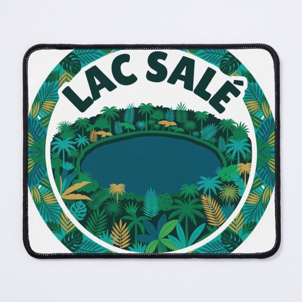 Item preview, Lac Sale Crater Comoros Sticker designed and sold by Imaginarium of Chaos falcon88 .