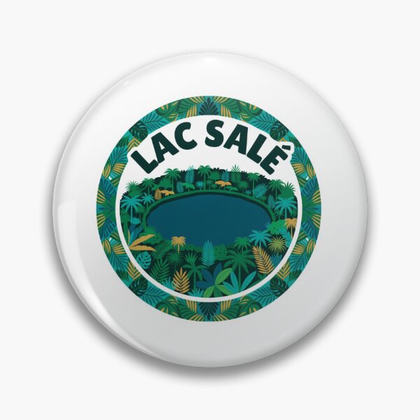 Item preview, Lac Sale Crater Comoros Sticker designed and sold by Imaginarium of Chaos falcon88 .