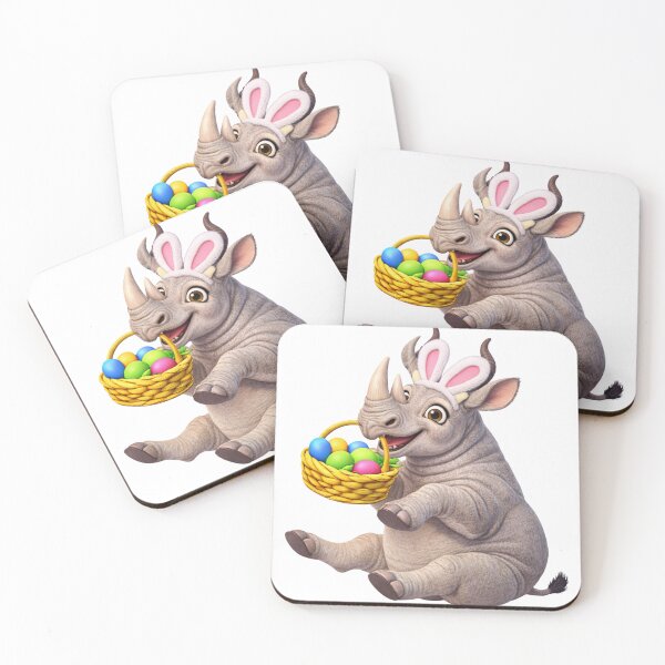 Item preview, Rhinoceros Easter Basket designed and sold by Sillytoe.