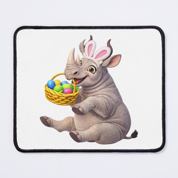 Item preview, Rhinoceros Easter Basket designed and sold by Sillytoe.