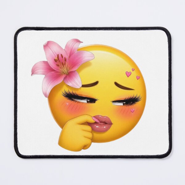 Item preview, Flirty Flower Emoji designed and sold by cchickennugget.