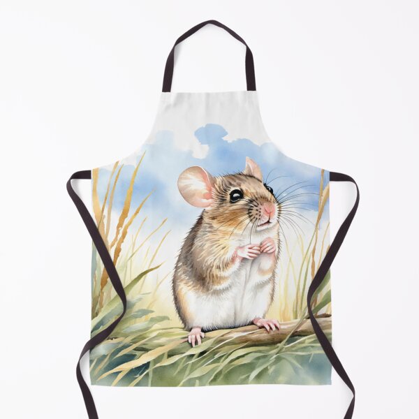 Item preview, Cute Watercolor Mouse in Meadow Grass designed and sold by Hackl20.