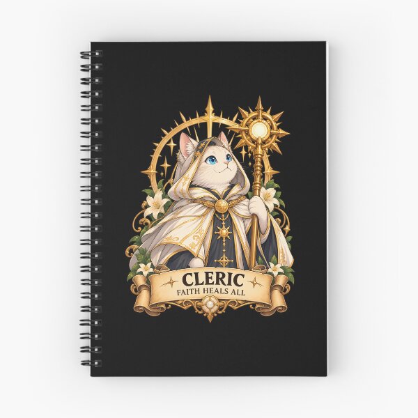 Item preview, Cleric Cat – Faith Heals All designed and sold by StudioSand.