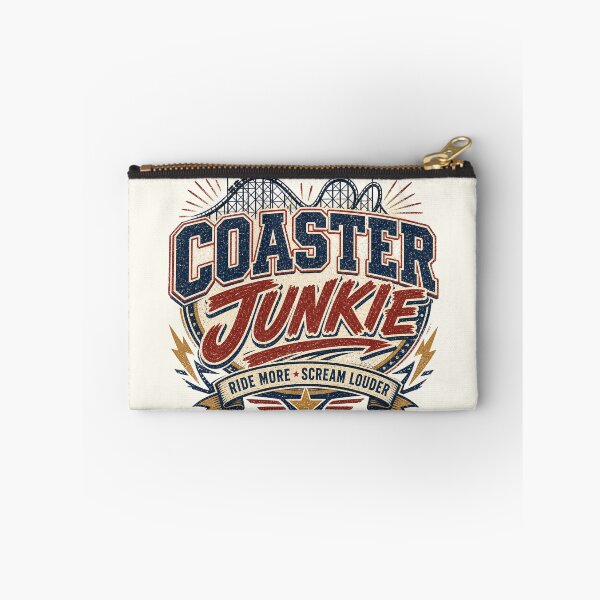Item preview, Coaster Junkie - Ride More - Scream Louder designed and sold by NicheWearStudio.