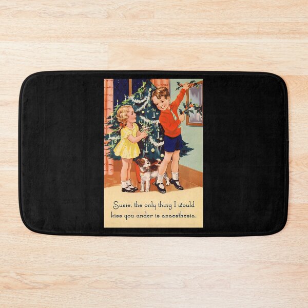 Item preview, Anaesthesia - Funny Vintage Christmas Card designed and sold by StackItHighf.