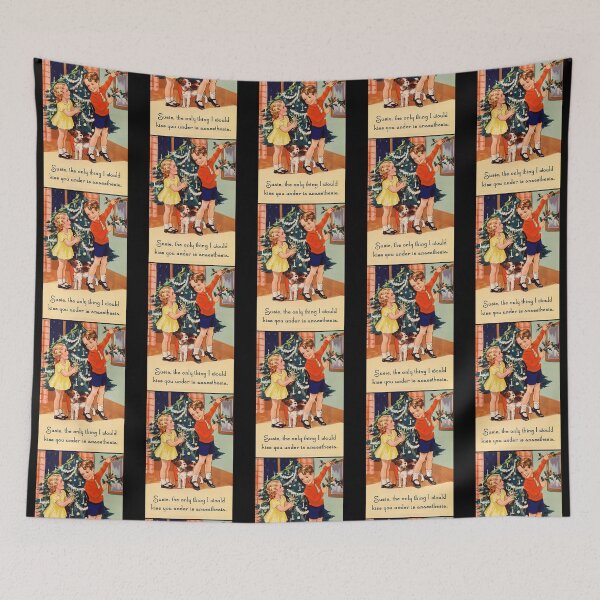 Item preview, Anaesthesia - Funny Vintage Christmas Card designed and sold by StackItHighf.