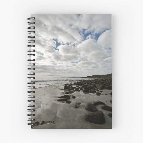 Item preview, Moody Overcast Sky Over Reflective Beach designed and sold by hanlahav.