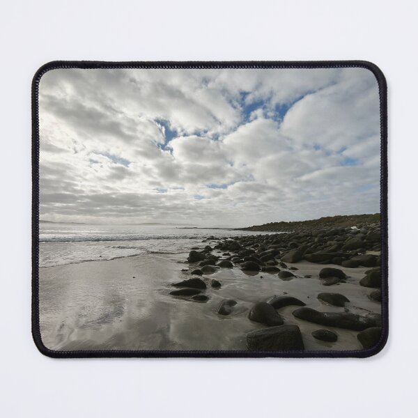 Item preview, Moody Overcast Sky Over Reflective Beach designed and sold by hanlahav.