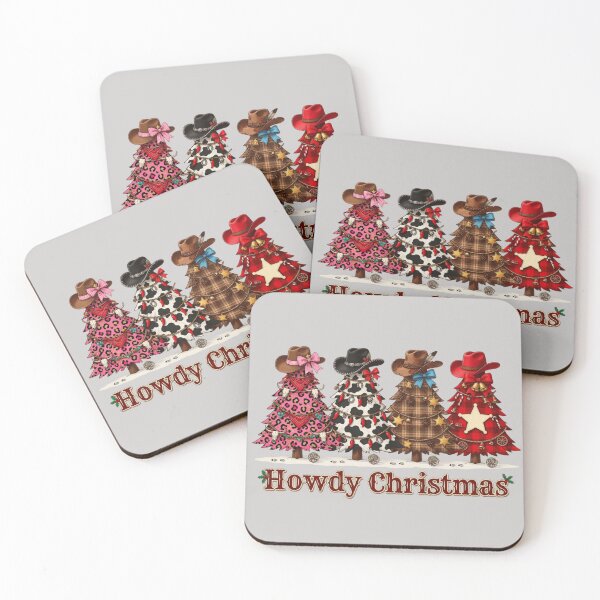 Item preview, Howdy Christmas Western Cowboy Trees Holiday designed and sold by CF_VintageDesign.