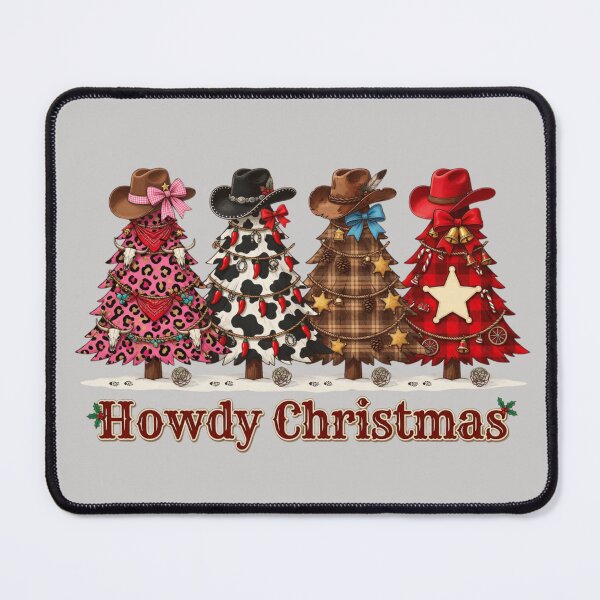 Item preview, Howdy Christmas Western Cowboy Trees Holiday designed and sold by CF_VintageDesign.