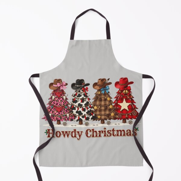 Item preview, Howdy Christmas Western Cowboy Trees Holiday designed and sold by CF_VintageDesign.