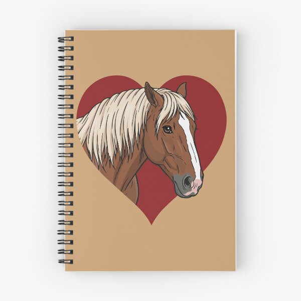 Item preview, The head of the Abtenauer horse and a red heart designed and sold by Cheval-de-coeur.