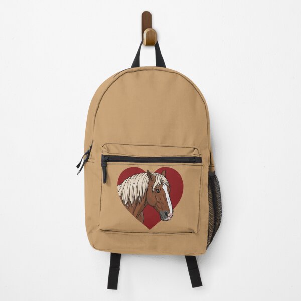 Item preview, The head of the Abtenauer horse and a red heart designed and sold by Cheval-de-coeur.