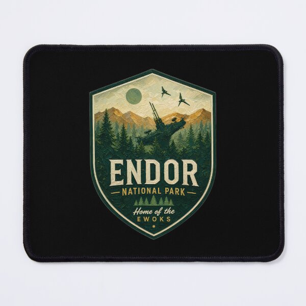 Item preview, Endor National Park: Home of the Ewoks designed and sold by FrontierCosmic.