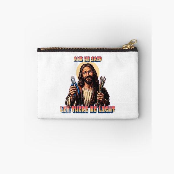 Item preview, Electrician Jesus - And He Said Let There Be Light Retro designed and sold by StackItHighf.