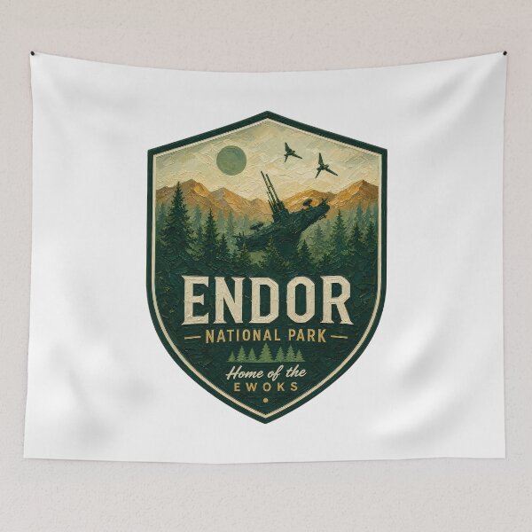 Item preview,  Endor National Park: Home of the Ewoks designed and sold by FrontierCosmic.