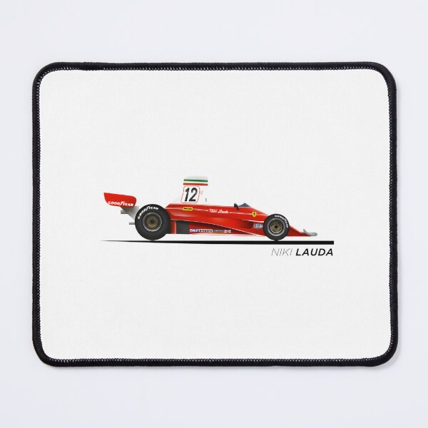 Item preview, Niki Lauda Inspired Ferrari Racing Design Classic Motorsport Artwork designed and sold by PORTALSTAR.