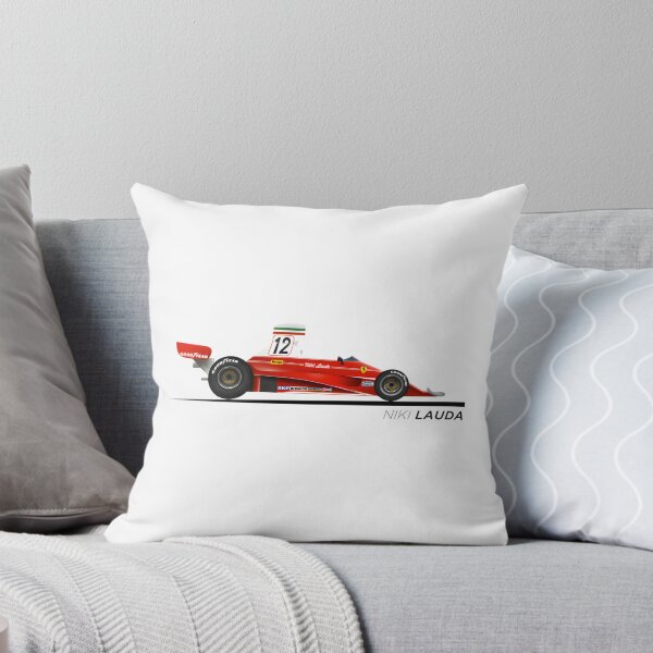 Item preview, Niki Lauda Inspired Ferrari Racing Design Classic Motorsport Artwork designed and sold by PORTALSTAR.