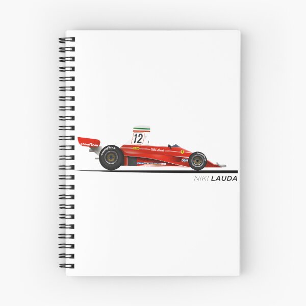 Item preview, Niki Lauda Inspired Ferrari Racing Design Classic Motorsport Artwork designed and sold by PORTALSTAR.