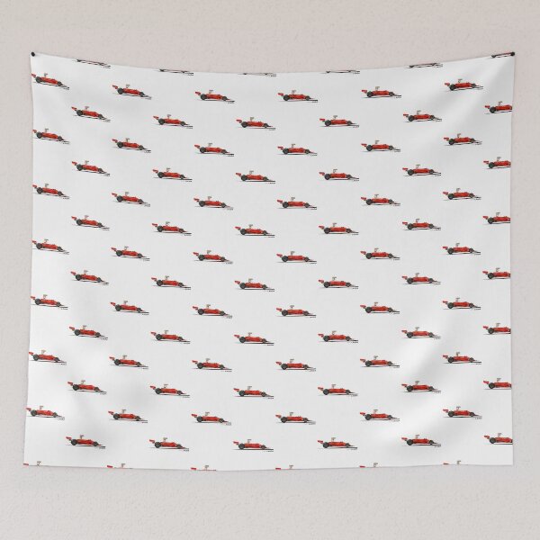 Item preview, Niki Lauda Inspired Ferrari Racing Design Classic Motorsport Artwork designed and sold by PORTALSTAR.