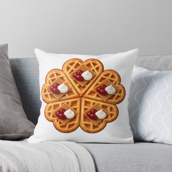 Item preview, Norwegian Heart Waffles with Brunost and Jam designed and sold by PRINTIONAL.