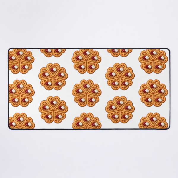 Item preview, Norwegian Heart Waffles with Brunost and Jam designed and sold by PRINTIONAL.