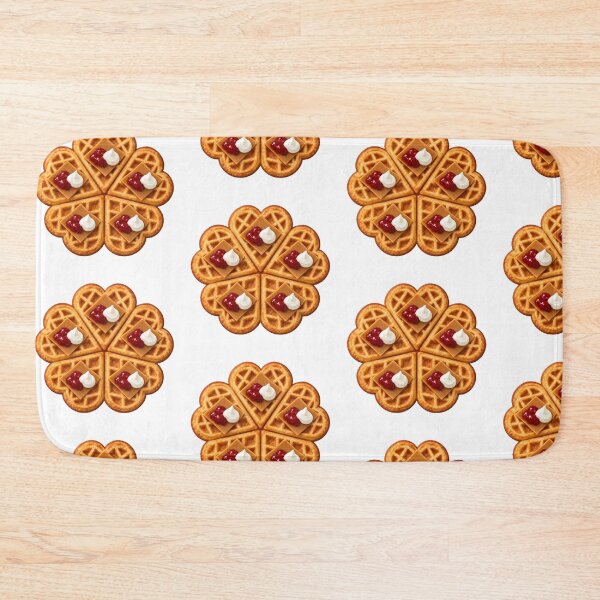 Item preview, Norwegian Heart Waffles with Brunost and Jam designed and sold by PRINTIONAL.