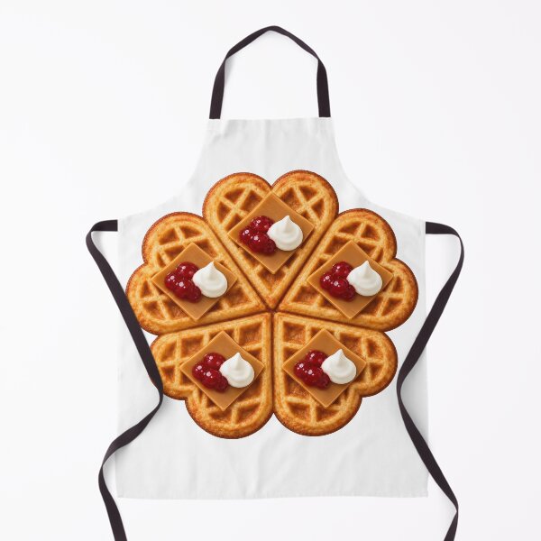 Item preview, Norwegian Heart Waffles with Brunost and Jam designed and sold by PRINTIONAL.