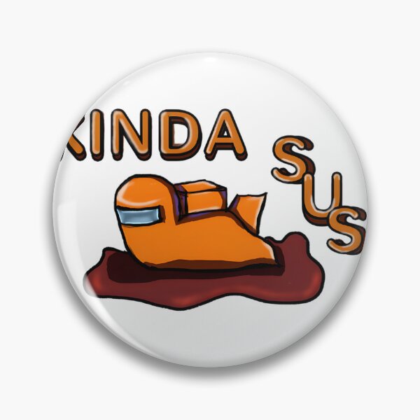 Item preview, Kinda Sus Orange Funny Suspicious Fruit Illustration Design designed and sold by Kn0xX.