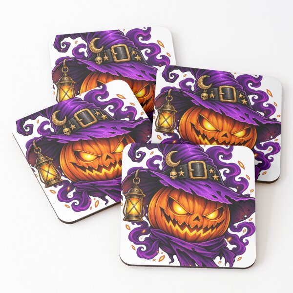 Item preview, Halloween Pumpkin Sorcerer with Glowing Eyes designed and sold by ZayCreates.