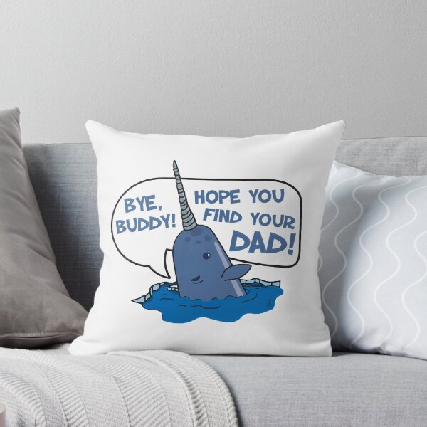Item preview, Elf - Bye Buddy Hope You Find Your Dad Narwhal Quote designed and sold by StackItHighf.