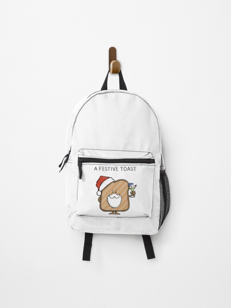Thumbnail 1 of 3, Backpack, Festive Toast designed and sold by StackItHighf.