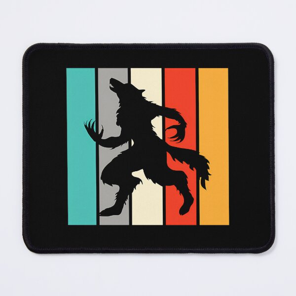 Item preview, Halloween Werewolf - Vintage Retro Halloween Moon Werewolf designed and sold by TracepaperPen.