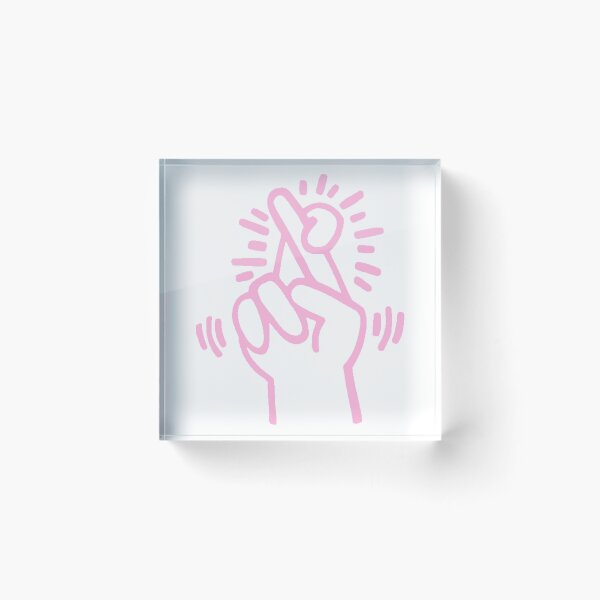 Item preview, pink keith finger designed and sold by BrooklynLeannon.