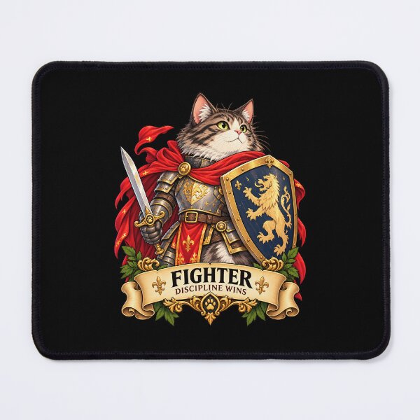 Item preview, Fighter Cat – Discipline Wins designed and sold by StudioSand.