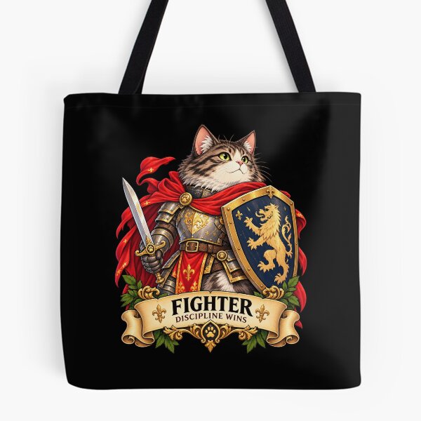 Item preview, Fighter Cat – Discipline Wins designed and sold by StudioSand.