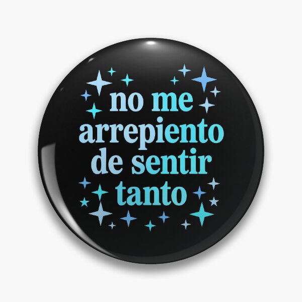 Item preview, No Me Arrepiento De Sentir Tanto Spanish Quote Stars designed and sold by Chromatic-Cubes.
